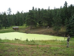 Burro pen at Head of Dean